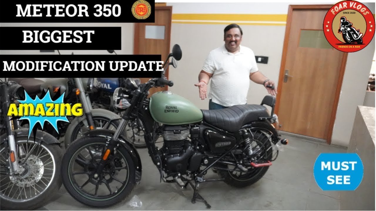 Royal Enfield Meteor 350 Biggest Modification Update |  ऐसा होगा सोचा नहीं था 😎😎😎 Vlog No 562
