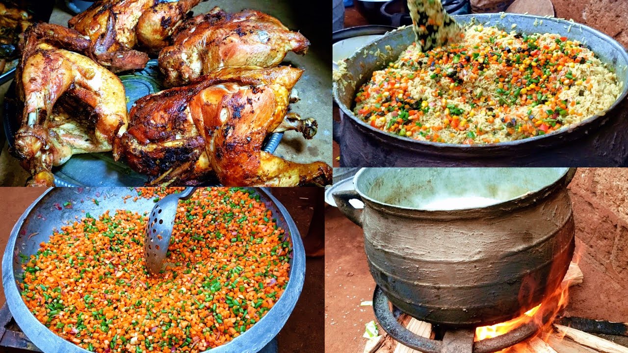How to Cook Nigerian Fried Rice For A big Party / Event 
