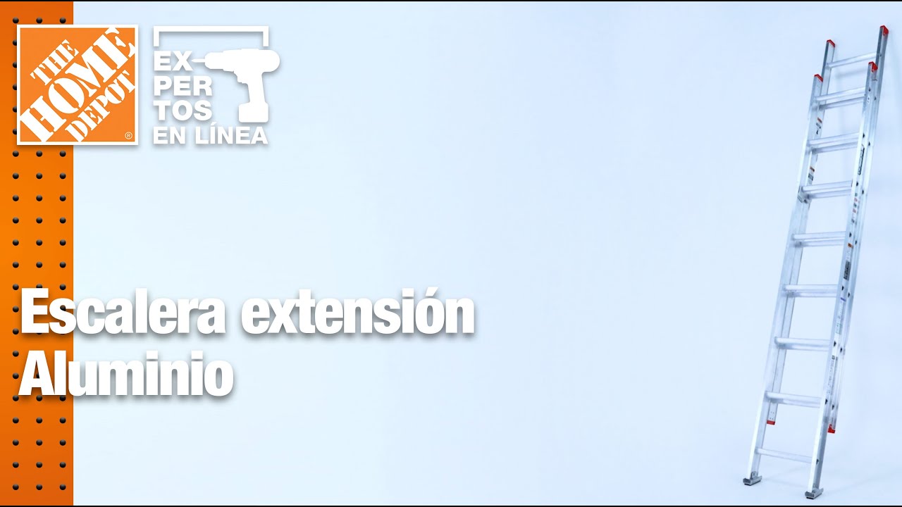 Escalera extensión Aluminio | Herramientas | The Home Depot Expertos