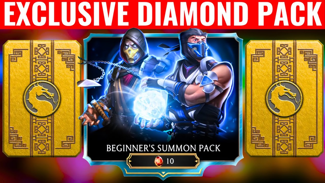 MK Mobile | Beginner's Summon Pack | Exclusive Diamond Pack