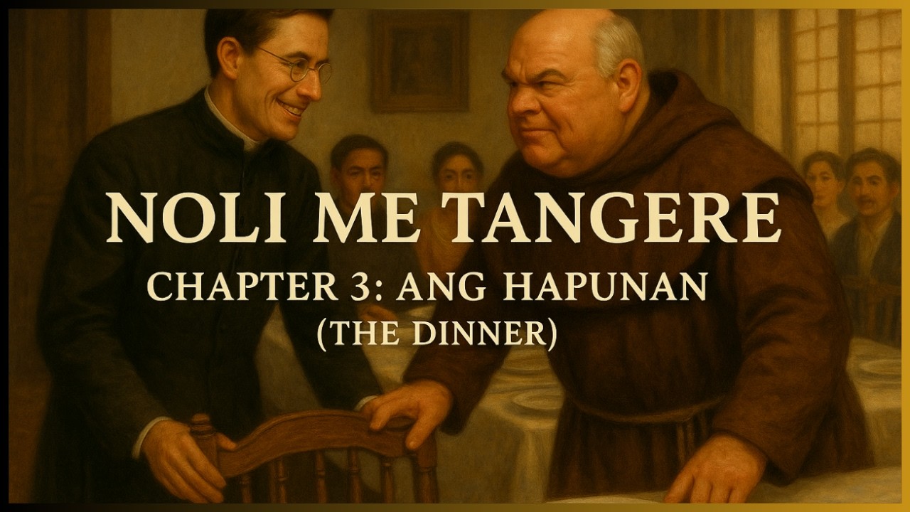 Noli Me Tangere | Kabanata 3: Ang Hapunan (The Dinner) | #nolimetangere #joserizal