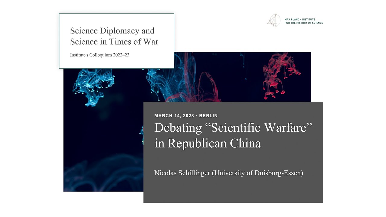 MPIWG Institute's Colloquium: Debating 