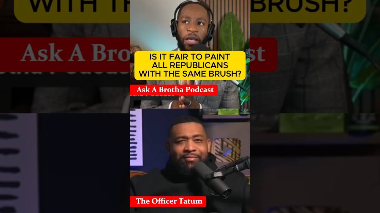 Are all conservatives the same? @TheOfficerTatum #politics #conservative #race #podcast