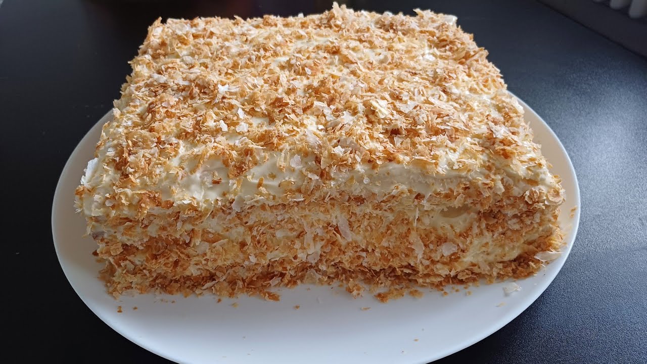 NAPOLEON TORTA👌Brz i jednostavan recept👌Torte mit Blätterteig