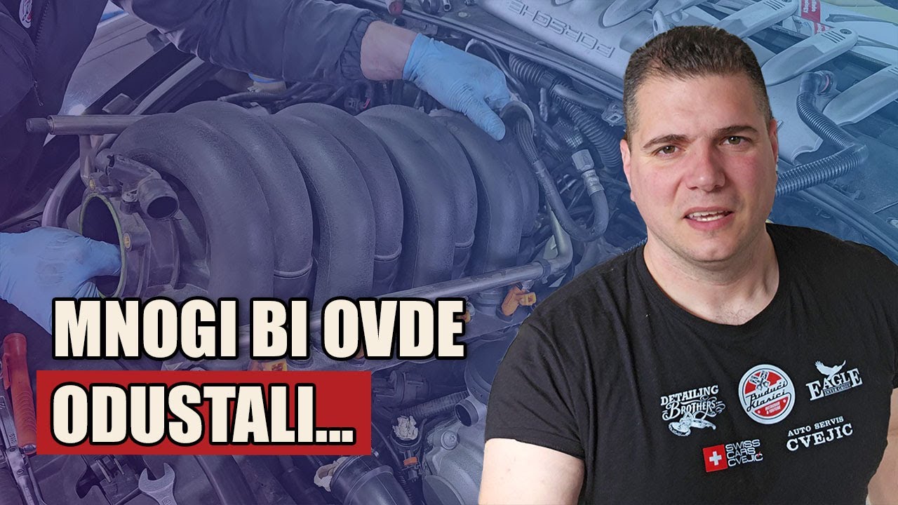 Rasklopio pola motora da promenim anlaser | Porsche Cayenne Turbo Part 2
