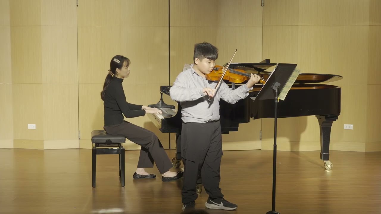 韋瓦第-a小調小提琴協奏曲 第三樂章|江睿晟  鋼琴合作:蔡佳彤老師