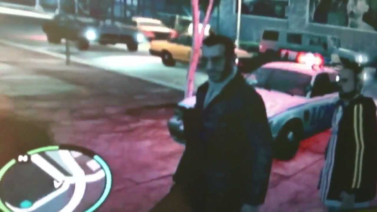 GTA 4 - Riding A Phone Booth! (Magic Phone Booth)