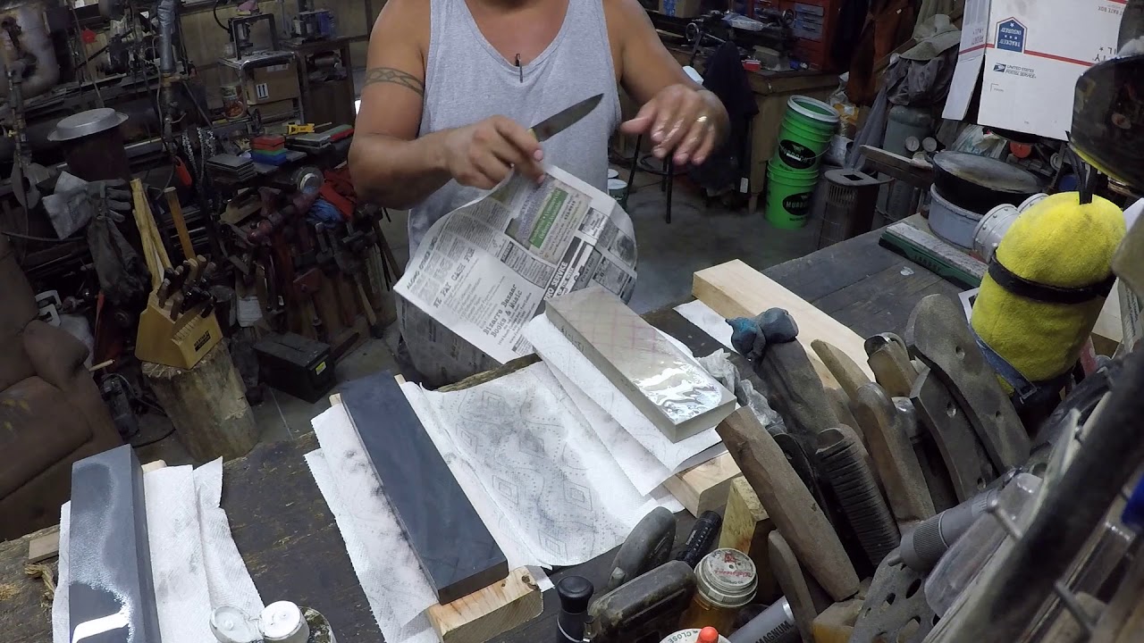 just sharpening some kitchen knives