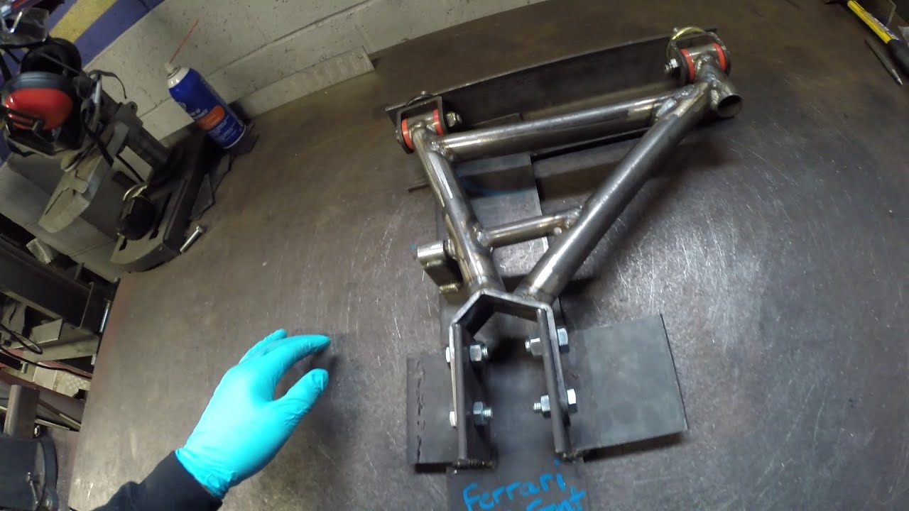 Welding a Front Lower Control Arm for the Country's Cheapest Ferrari