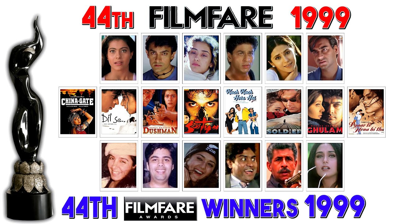 44th Filmfare Awards 1999 | Winners & Nominees Full List | Filmfare Awards 1999 Show Highlights🏆