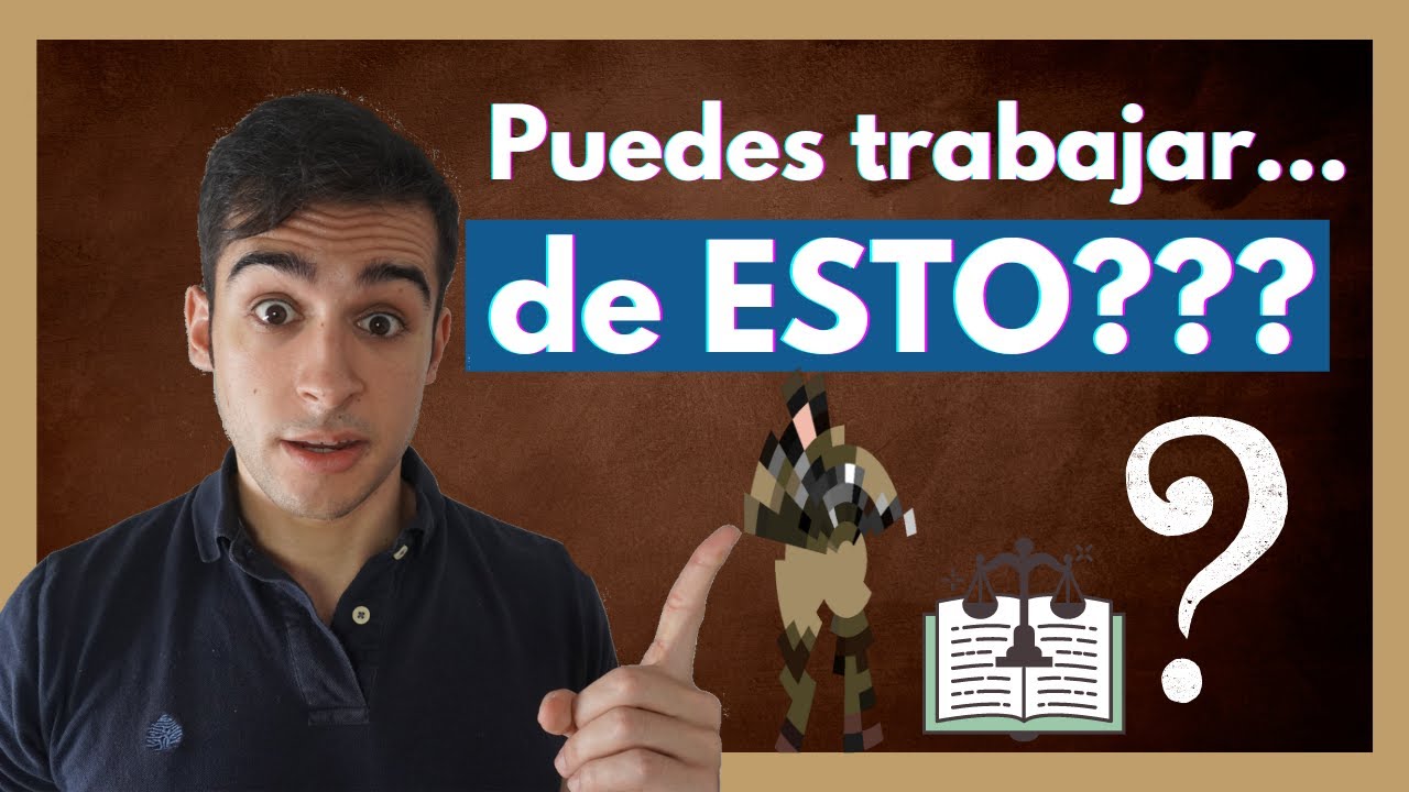 ✨¿Qué SALIDAS tiene la carrera de DERECHO? Descubre Los 17 empleos más demandados