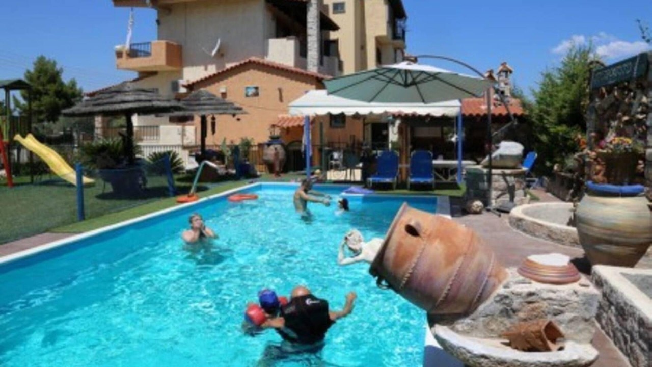 Petrospito Pool Apts Avlida, Aeolos, Chalcis, Greece | Travel With Navya