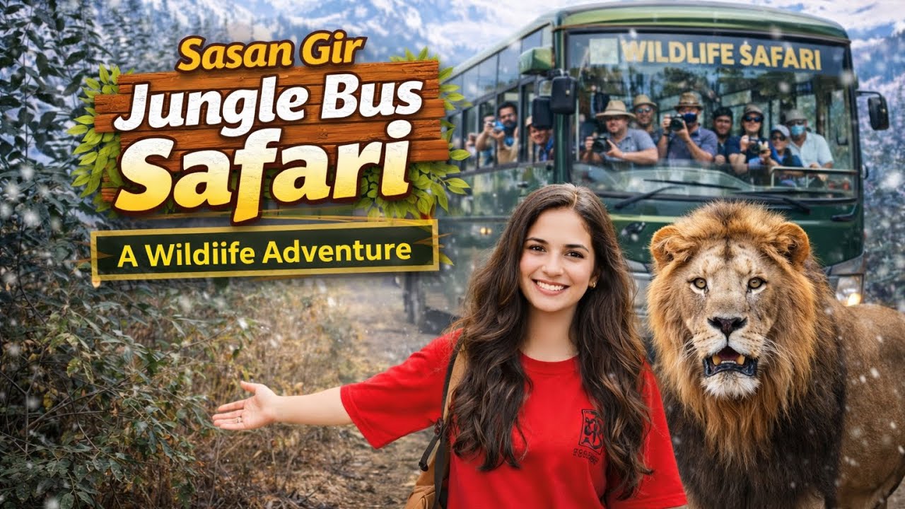 Wild Gujarat: Sasan Gir Jungle Bus Safari Experience Full details II  Gir Jungle @exploresologirl 