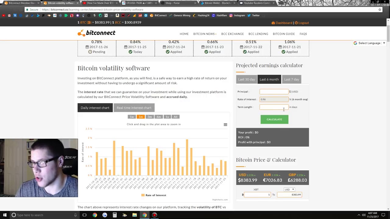 Bitconnect! Bitcoin All Time High in May 2018