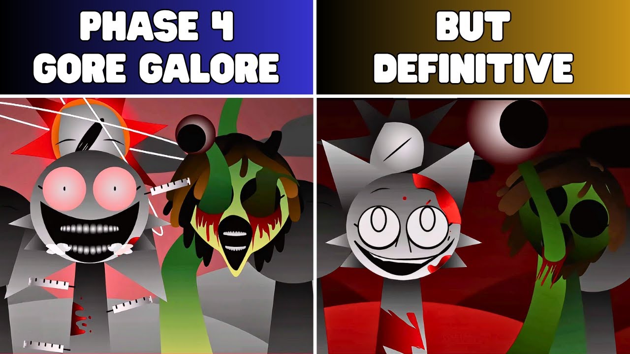 Incredibox Sprunki Phase 4: Gore Galore – Original VS Definitive: Who Nails It Better?