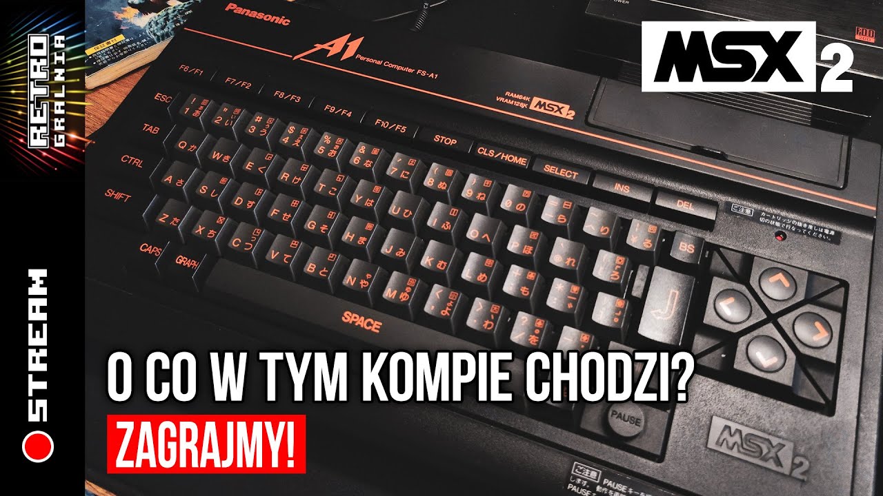 Panasonic FS-A1 MSX2 - Zagrajmy na prawdziwym  MSX!