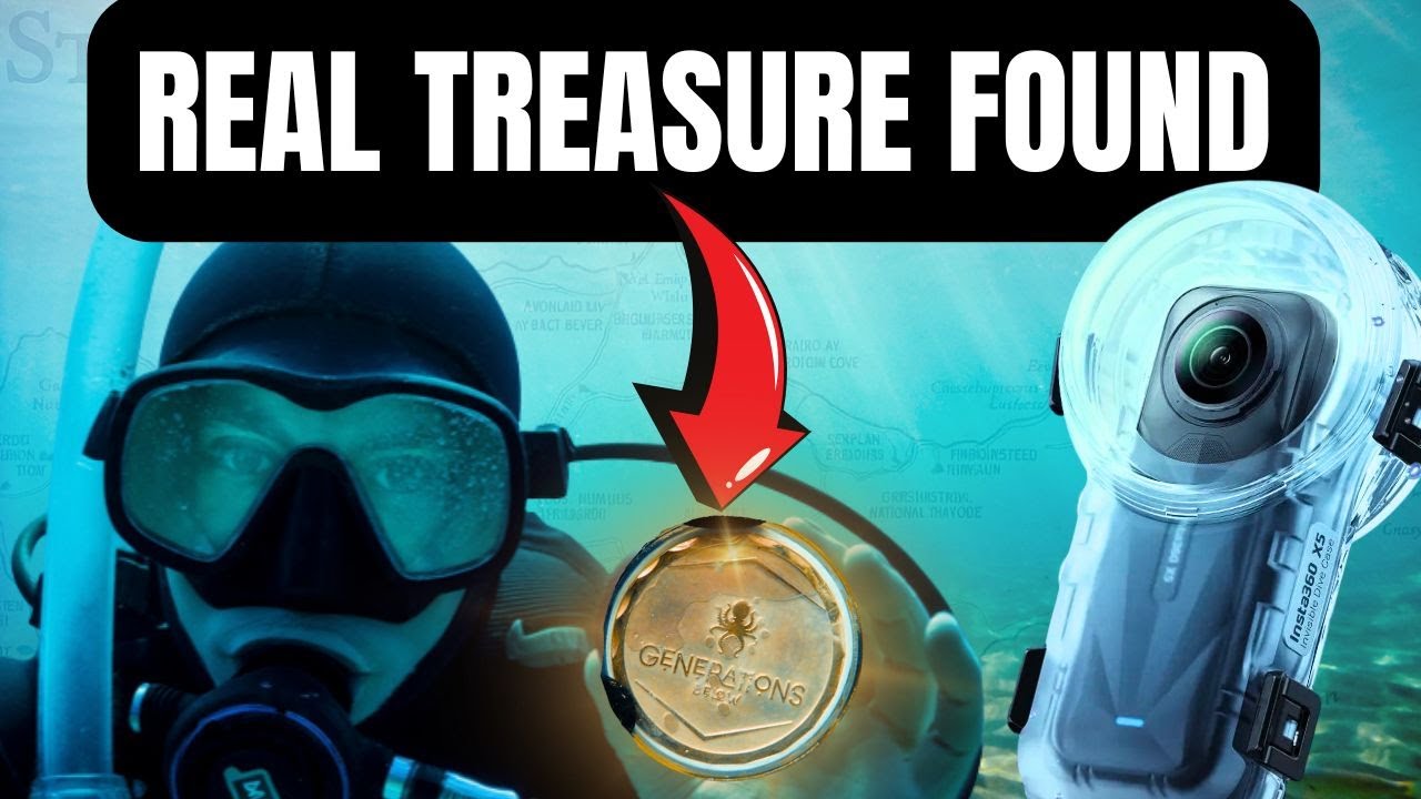 Diver Finds Underwater Treasure &ndash; Wins Insta360 X5 in Real Life Hunt