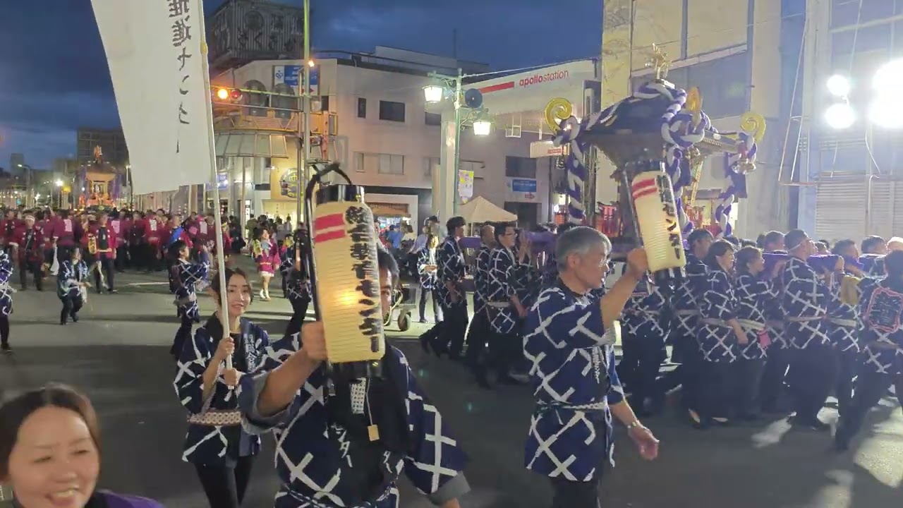 令和7年　花巻まつり初日　神輿パレード
