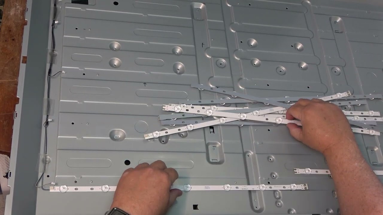 Samsung UN55HF6300 Backlight replace with OEM strips