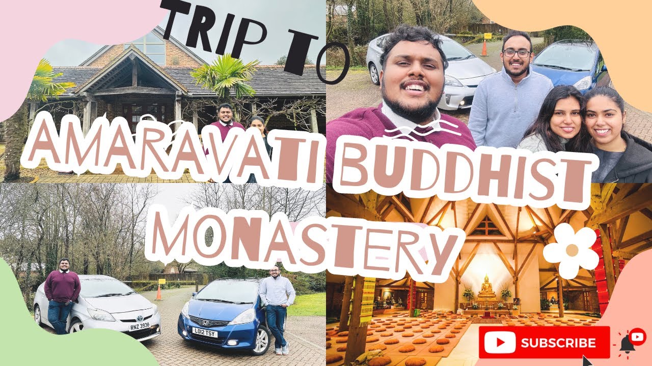 A Day in My Life Sinhala | Let's Explore Amaravati Buddhist Monastery UK | Life In UK