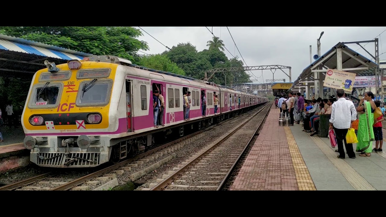 Mumbai Local Train Travelling Kalyan To Karjat Mumbai Max