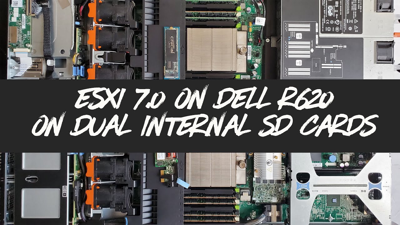 💾 Dell PowerEdge R620 — установка ESXi 7.0 на две SD-карты | Настройка виртуальной машины TrueNAS