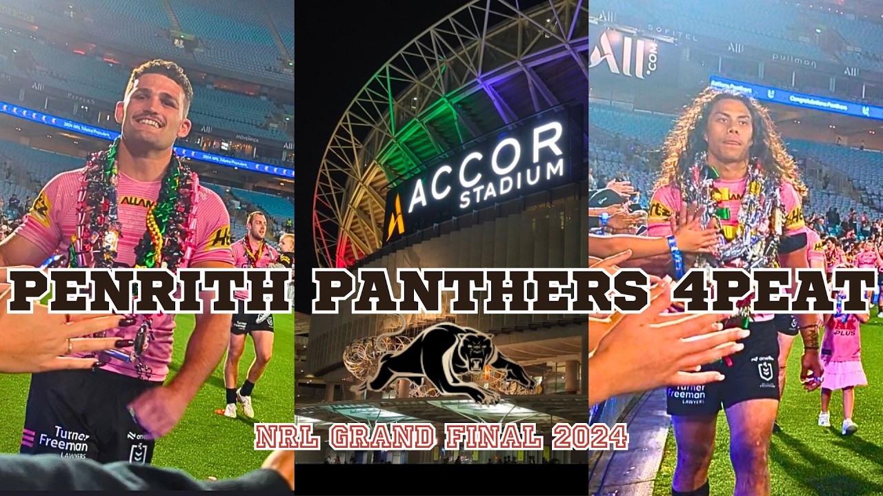 2024 NRL Grand Final Vlog | Penrith Panthers vs Melbourne Storm | Fourpeat Celebrations 🏆🐾