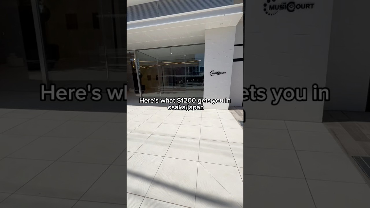 What $1200 gets you in Osaka #apartmenttour