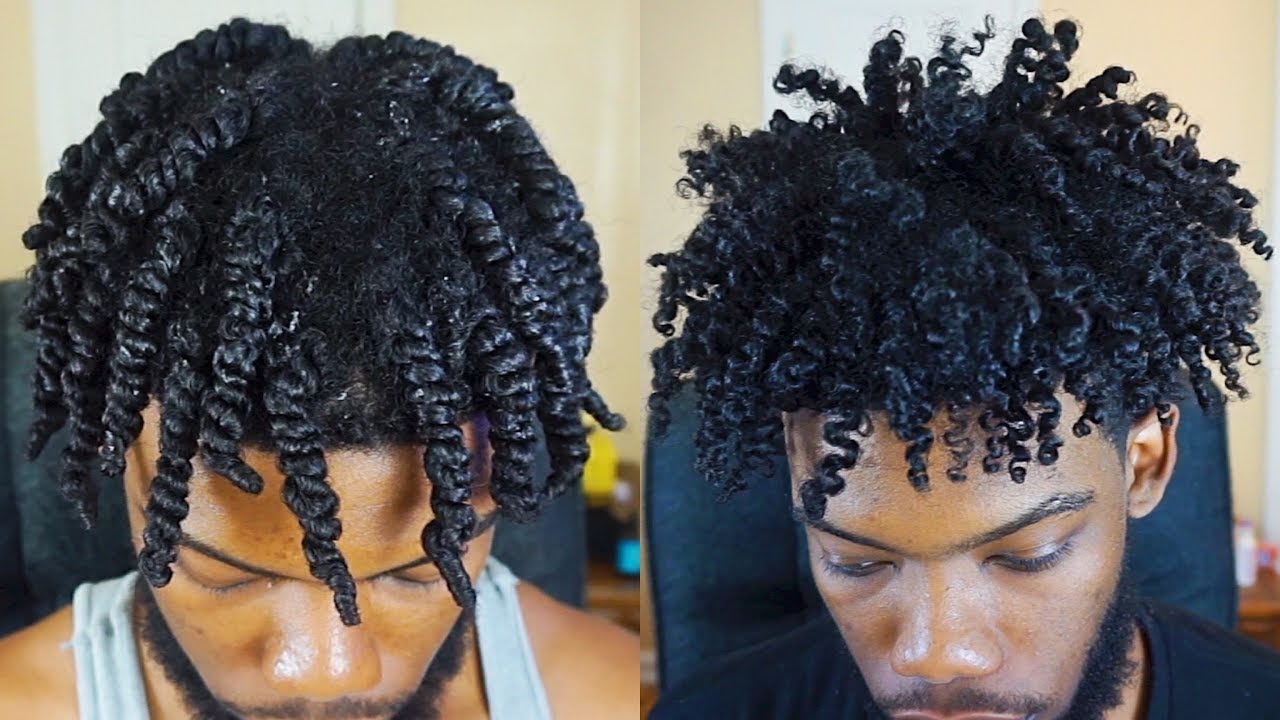 Easy Twist Out Men, часть 2! Двухрядное скручивание и скручивание для мужчин