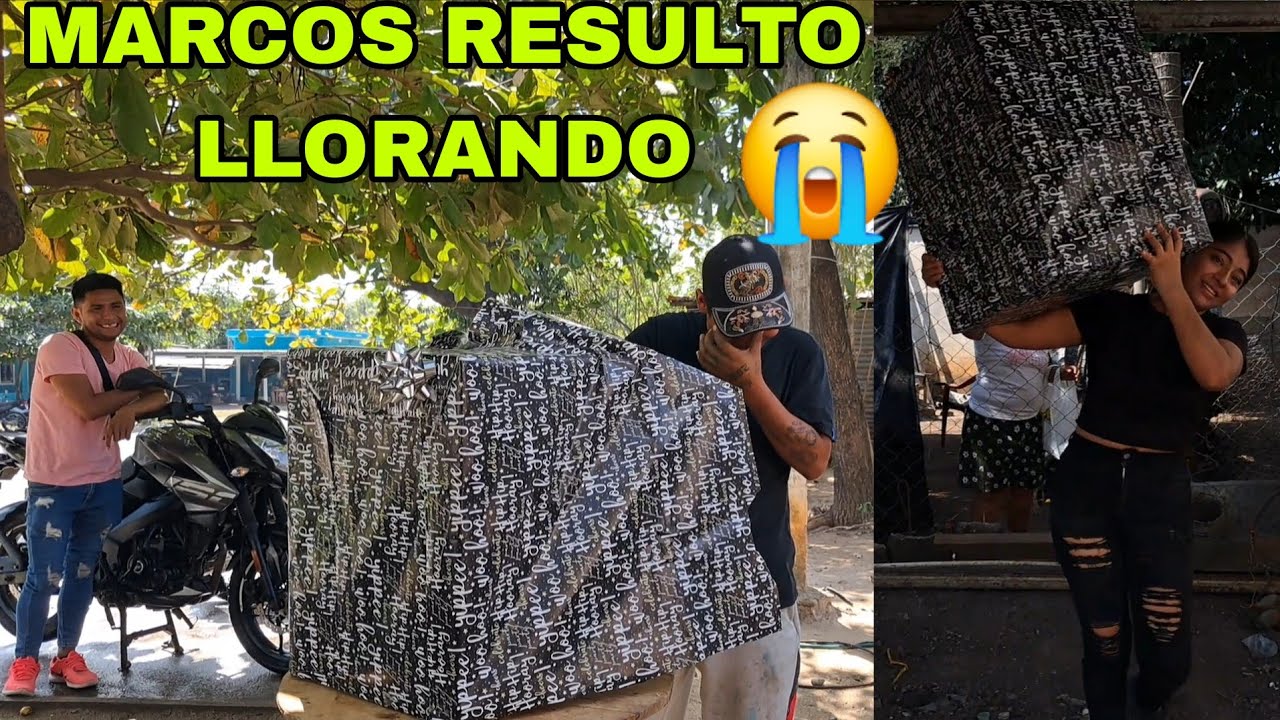 🚨MARCOS HOY RECIBE LA SORPRESA DE SU VIDA LLORANDO NO PODIA CREER LO QUE VENIA ADENTRO😭😱