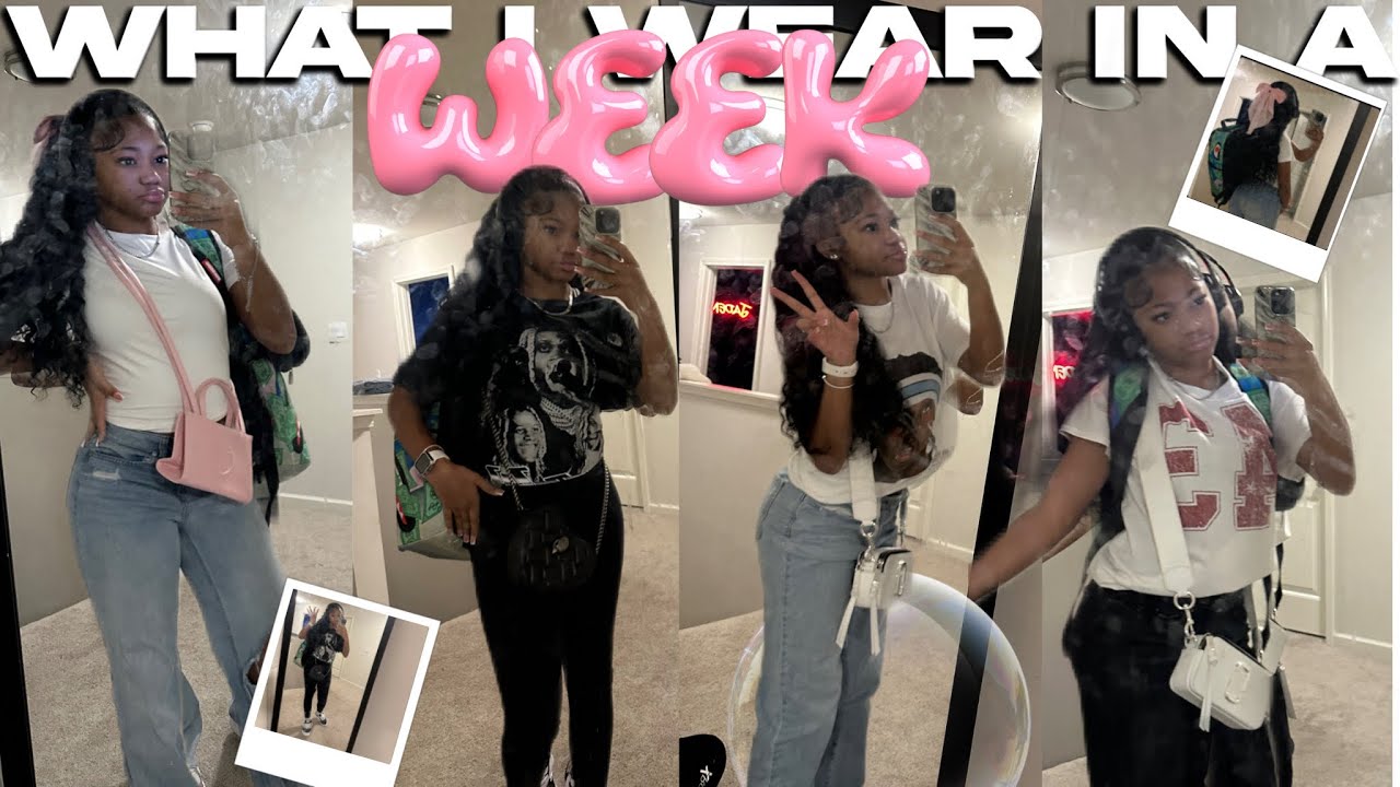 WHAT I WEAR IN A WEEK ☆