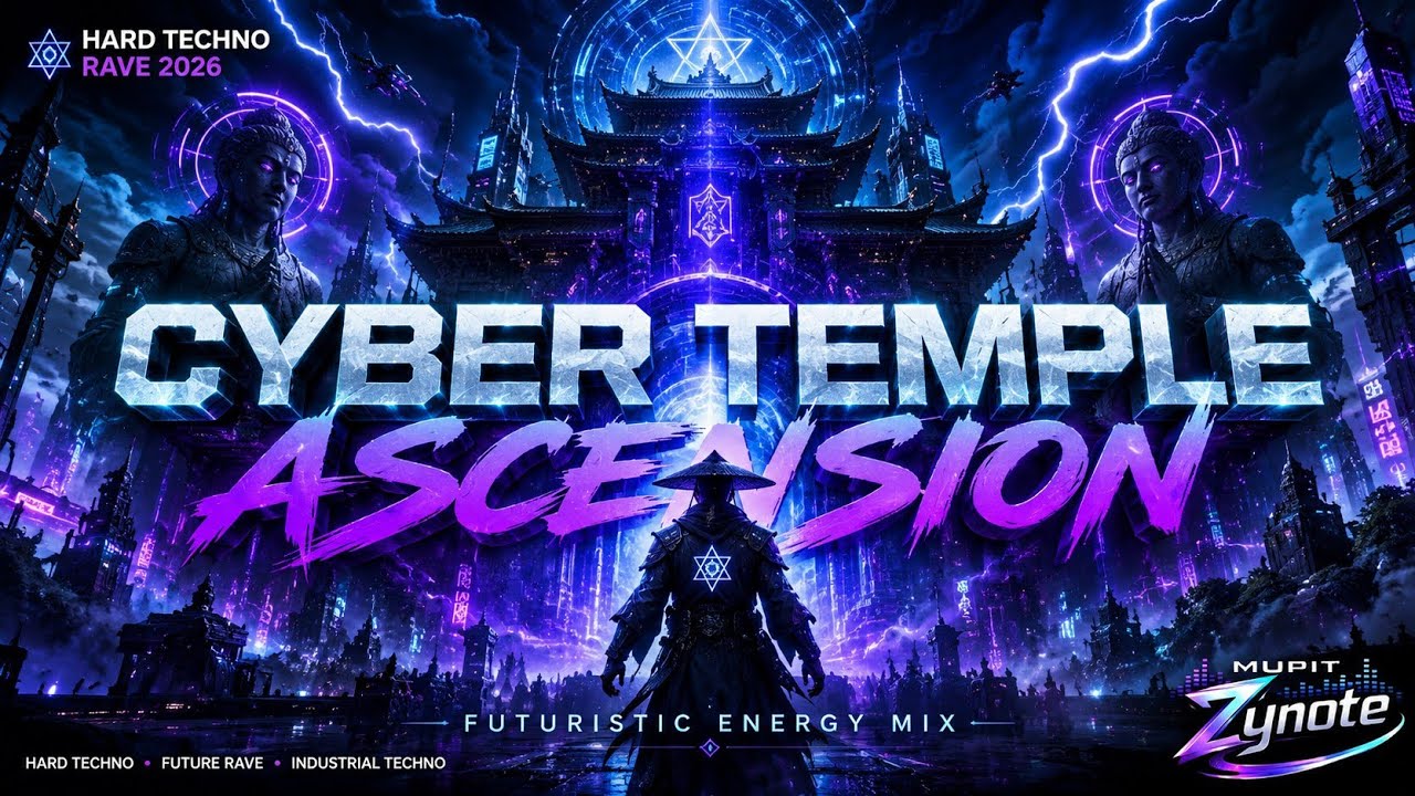 CYBER TEMPLE ASCENSION ⚡ Hard Techno Rave 2026 | Futuristic Energy Mix