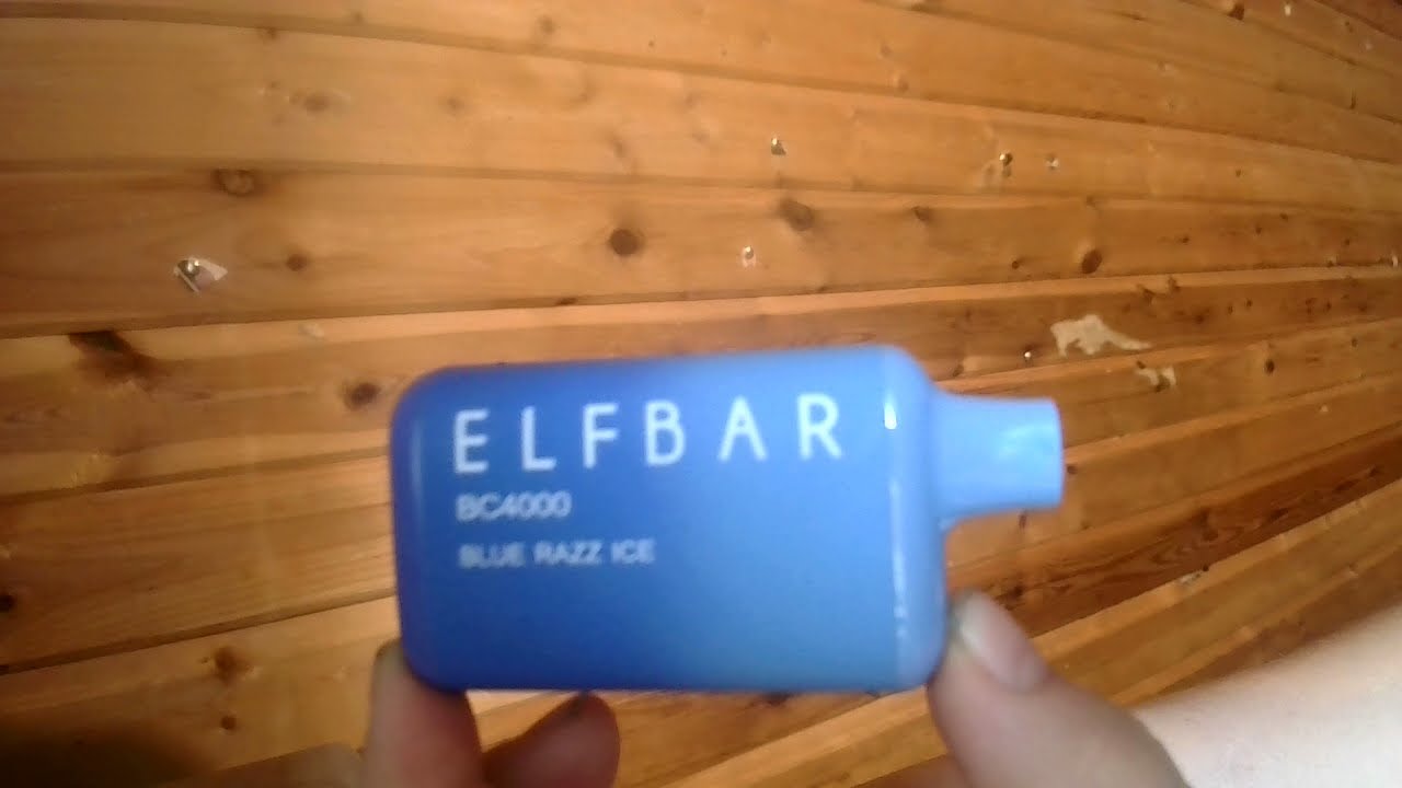 обзор elfbar BC4000 Blue razz ice (голубика малина лёд)