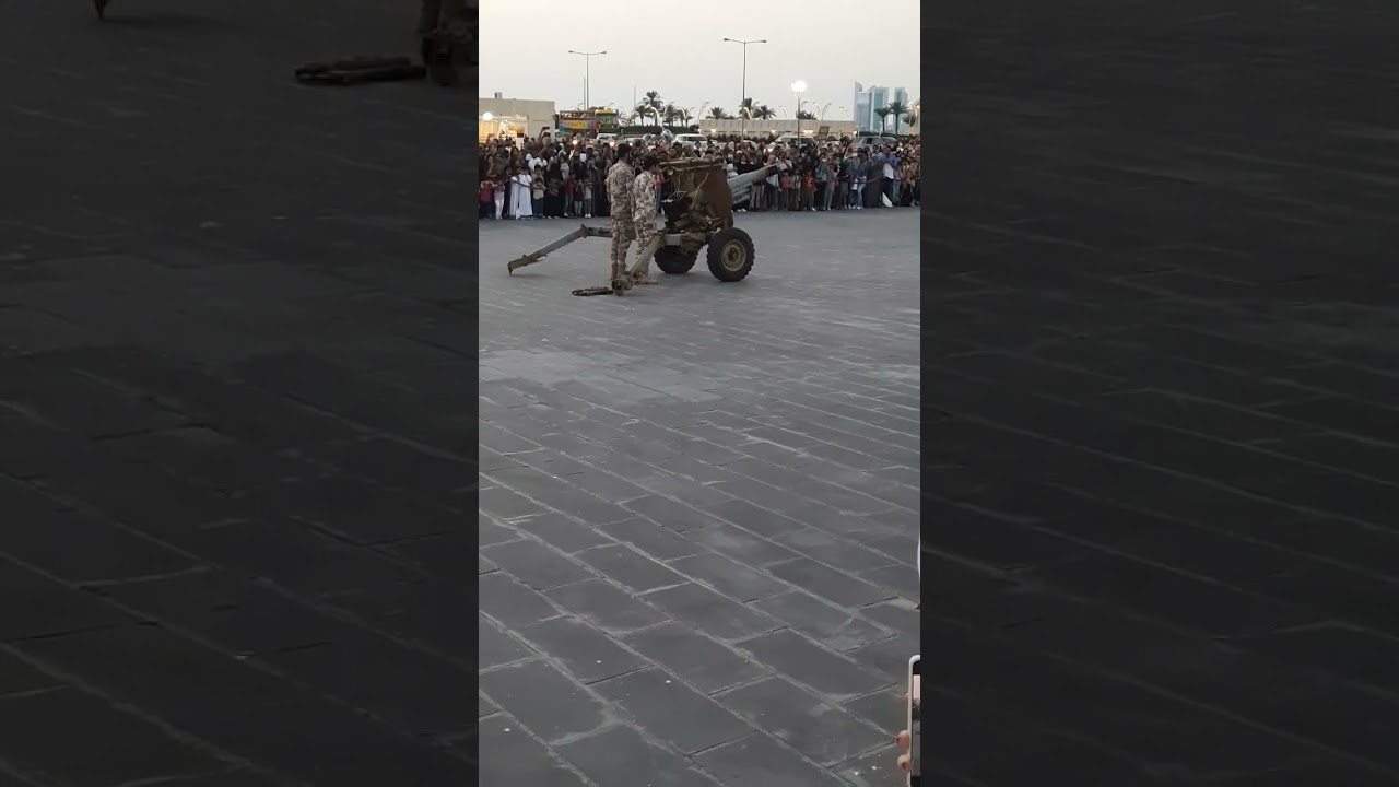 Ramadan Iftar Canon Firing Qatar 🇶🇦 2023 Souq Waqif#Shorts#