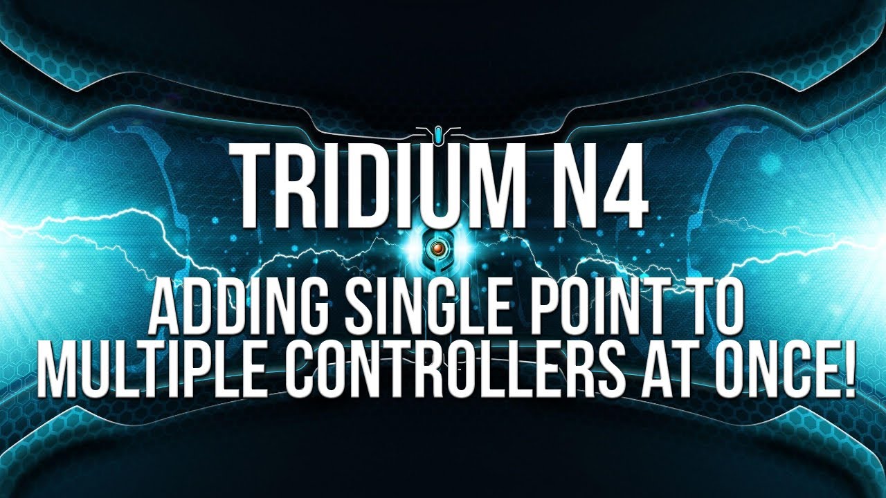 Tridium Niagara N4 (AX): Adding Single Points to Multiple Controllers All At Once!