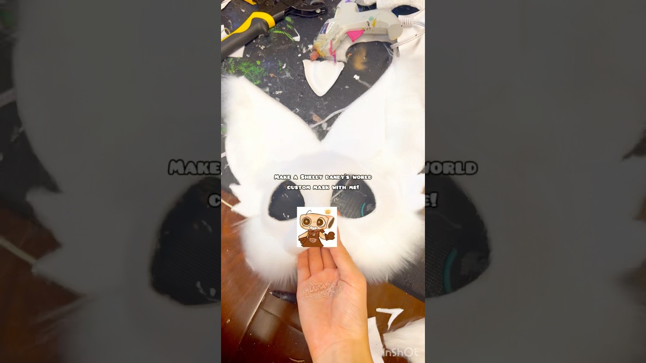 Dandy's world mask ‼️😋🐚 // #dandysworld #fyp #alterhuman #therian #furry