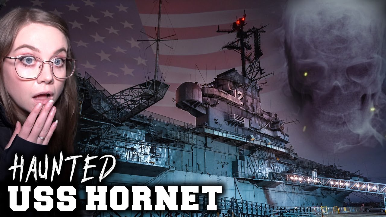 SHADOW FIGURES on the HAUNTED USS Hornet, California | Intense Paranormal Investigation Part 1