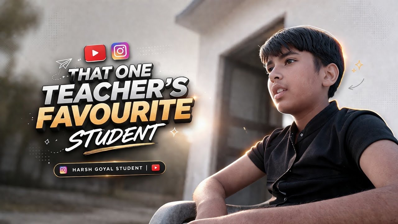 THAT one teacher ka favourite student in tution 