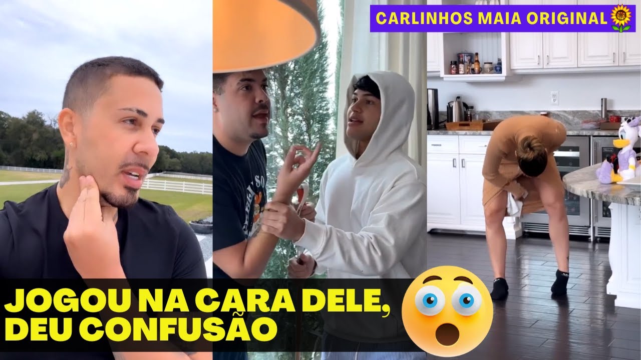 O PAU QUEBROU | ESTÃO ARRUMANDO AS MALAS, SE DESENTENDERAM 😲😲 | CARLINHOS MAIA 🌻