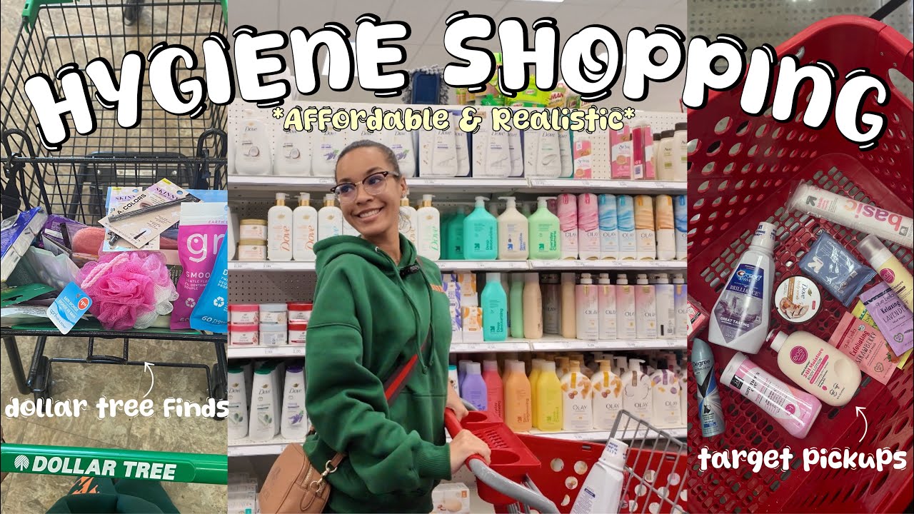 REALISTIC HYGIENE SHOPPING VLOG♡: affordable dollar tree finds, target pickups, tips & haul!
