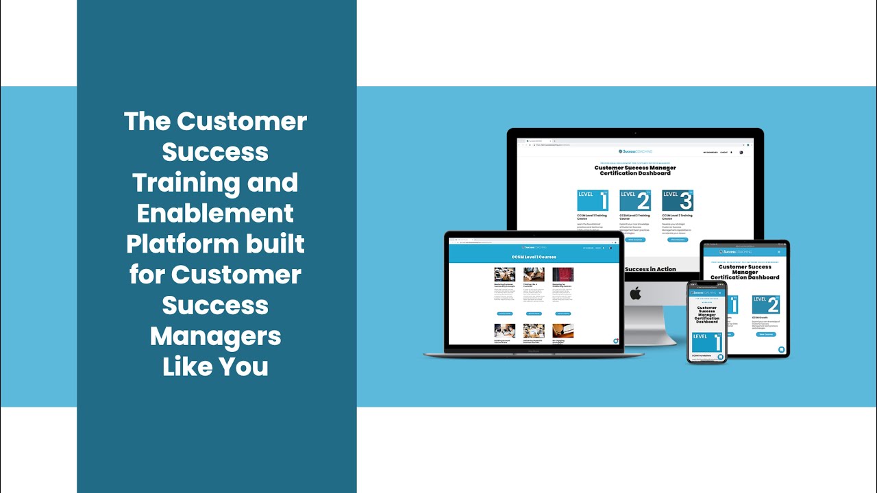 SuccessCOACHING Customer Success Training Platform Walkthrough