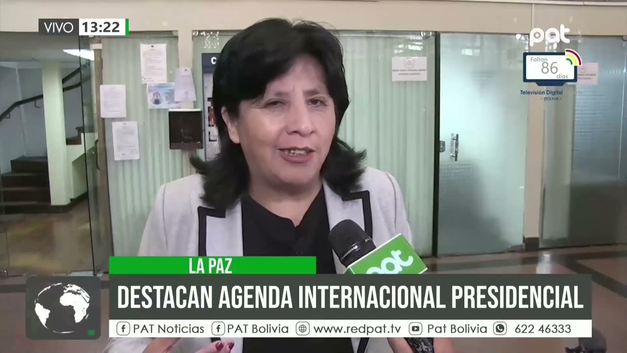 Diputadas respaldan agenda internacional del presidente Rodrigo Paz en marzo