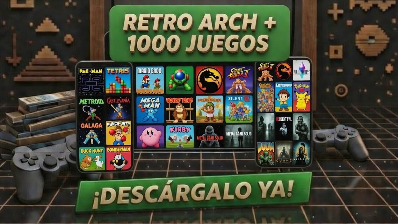 JUEGA TODO LO RETRO EN 1 SOLA APP (Sin complicaciones)
