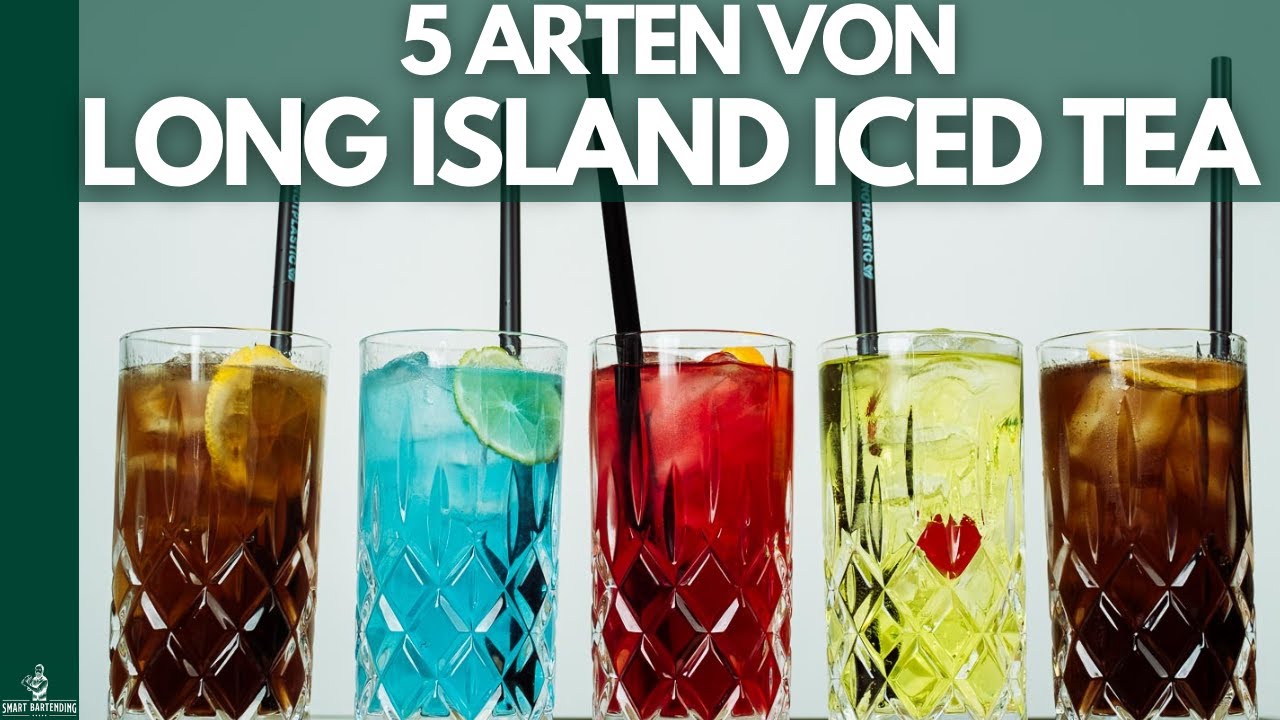 5 Arten von Long Island Iced Tea 🫖 (Extrem Starke Cocktails💥)