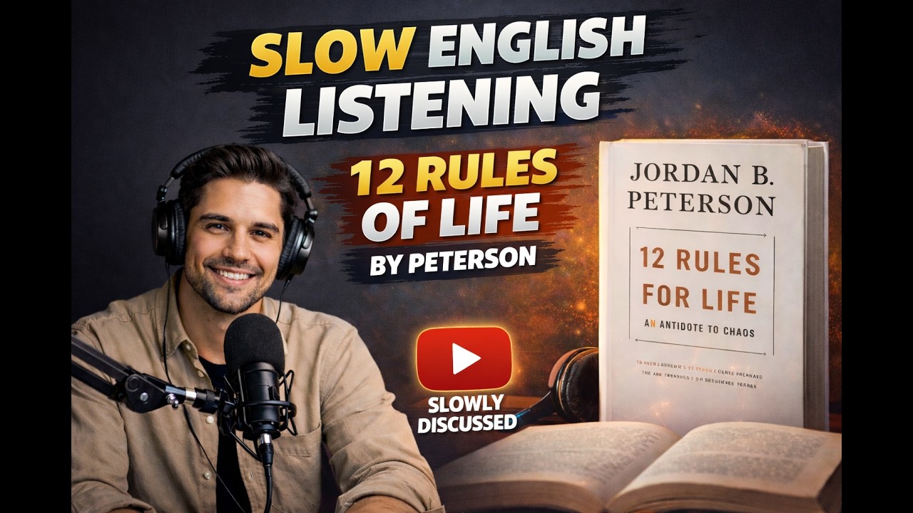 No need to read books. Just listen and enjoy! | slow English listening for 1 hour #youtube