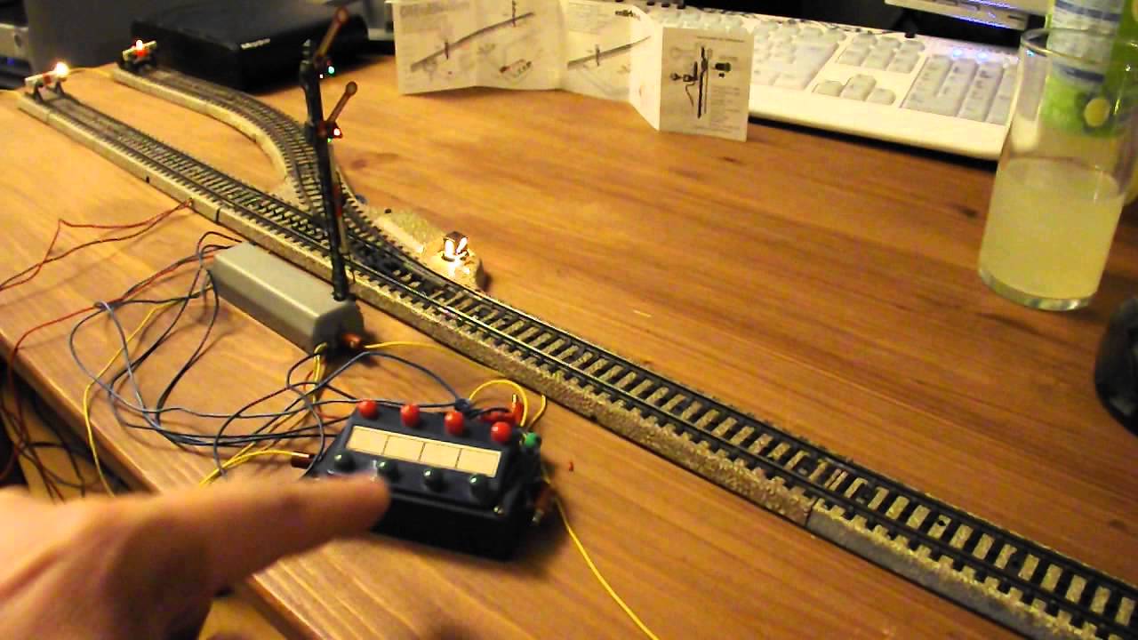 Märklin H0 / Signalschaltung mit Zug- und Weichenbeeinflussung  - DSCF5265