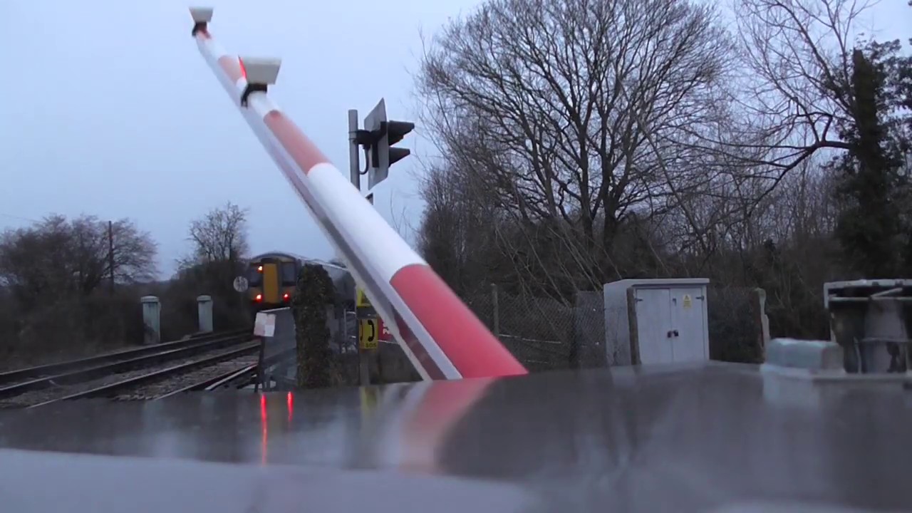 (Barrier View) Beltring Level Crossing, Kent
