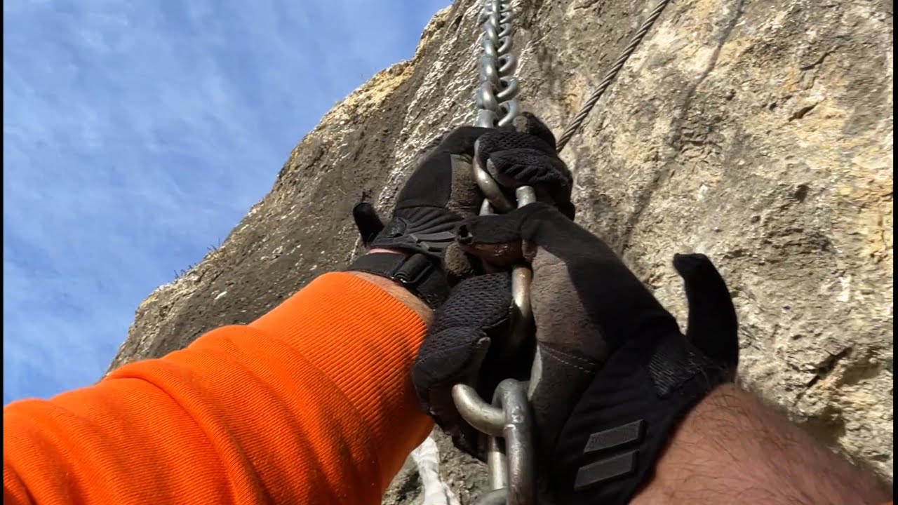 Via Ferrata Miraveche Silanes, Pendulum gone wrong !