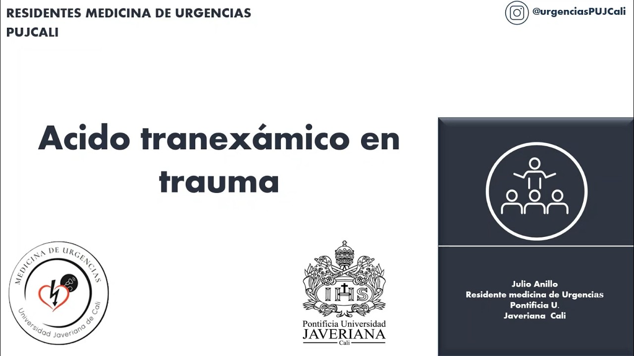 acido tranexámico en trauma : ¿realmente funciona ?