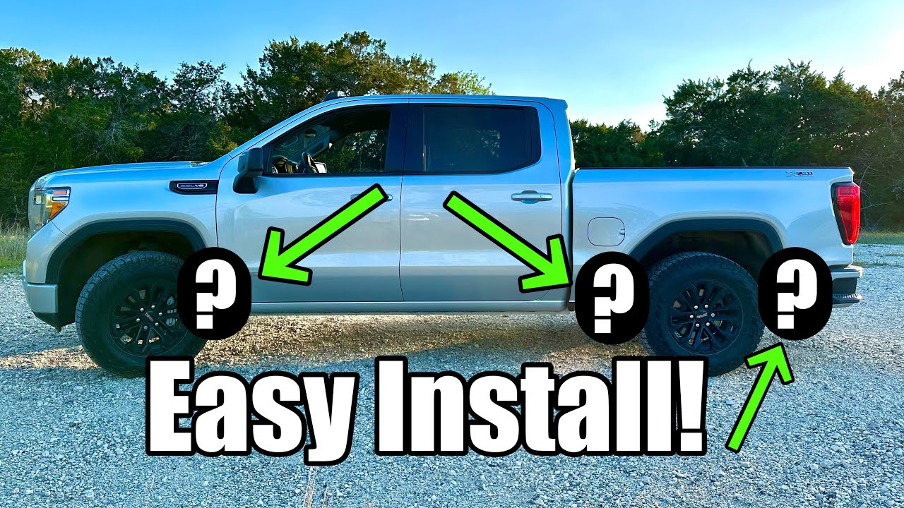 GMC Mud Flap Delete - Room for Larger Tires and a Clean Look!